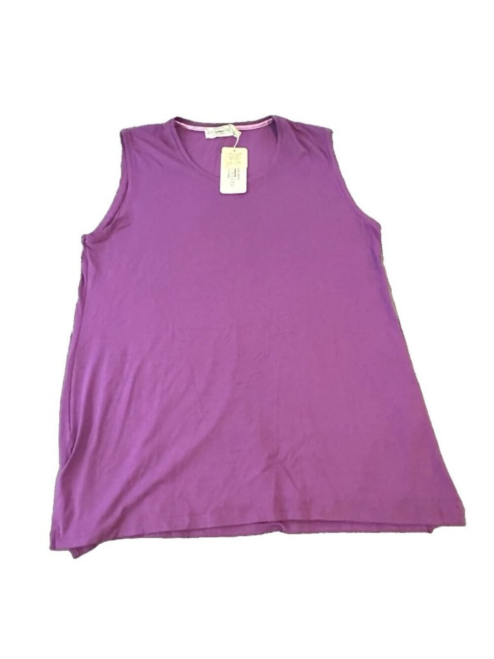 Peter Luft Germany NWT Sleeveless Tank Top Tunic Womens 48/50 XL Viscose Stretch